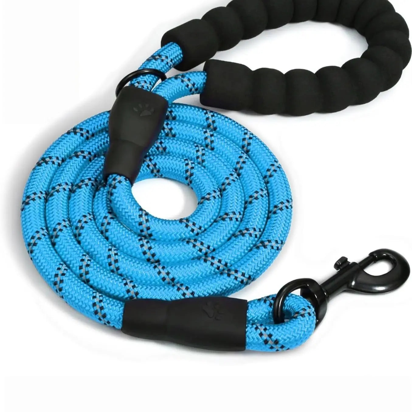 Reflective Dog Leash with Comfortable Round Rope, Non-Irritating Pet Harness, Durable Puppy Lead, and User-Friendly Walking Strap