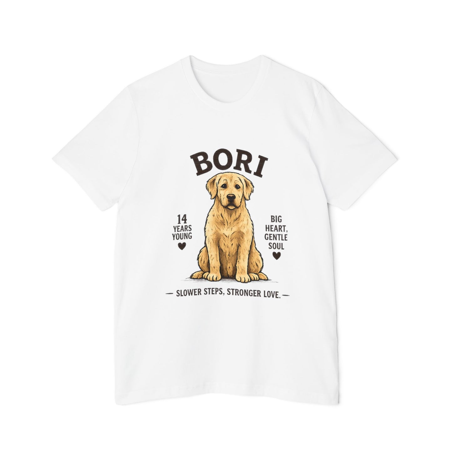 "Golden Retriever Senior Dog T-Shirt — Not Just a Dog. Family"