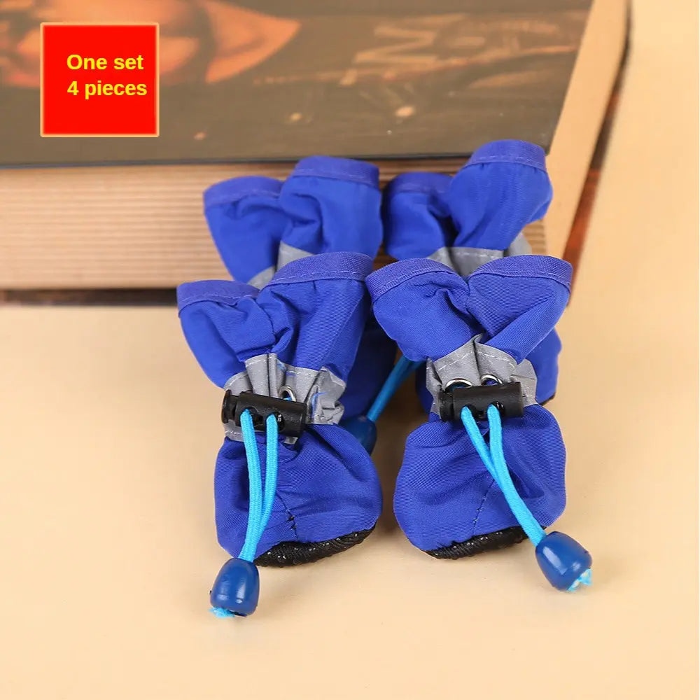 Pet Rain Boots - Waterproof, Non-Slip, Adjustable Footwear for Dogs and Cats, Perfect for Outdoor Use in Wet Conditions
