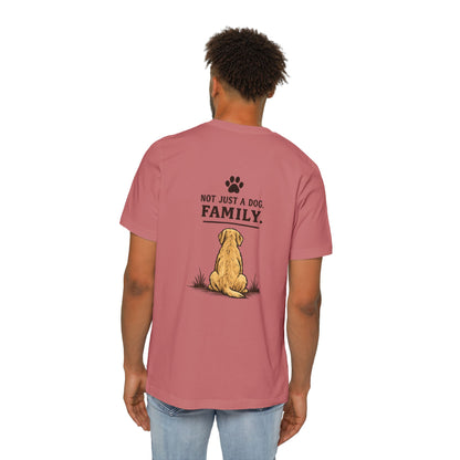 "Golden Retriever Senior Dog T-Shirt — Not Just a Dog. Family"