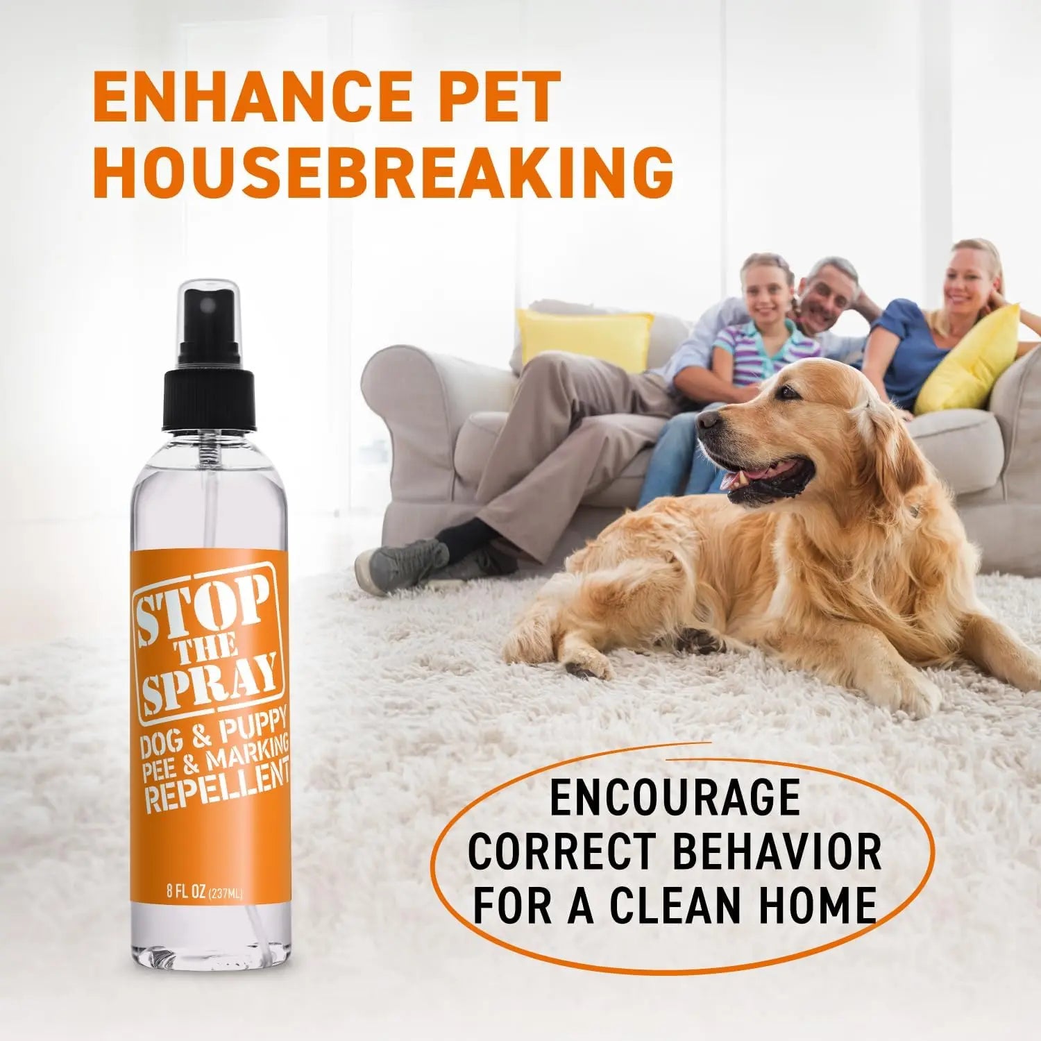 EBPP Professional Indoor Dog and Puppy Urine Marking Repellent Training Spray