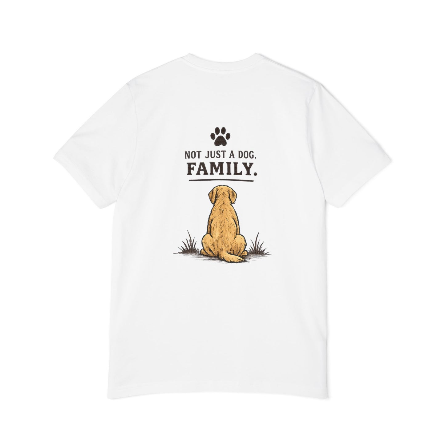 "Golden Retriever Senior Dog T-Shirt — Not Just a Dog. Family"