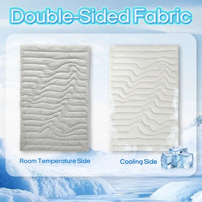 Vagascape Eco-Friendly Cooling Pet Mat for Large Dogs - Gel-Free, Portable, Machine Washable, Ideal for Outdoor Activities and Travel