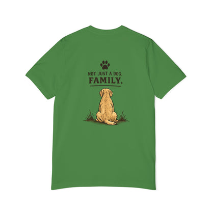 "Golden Retriever Senior Dog T-Shirt — Not Just a Dog. Family"