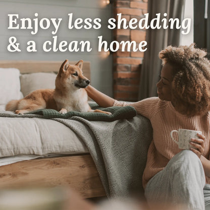 Bailey Professional Dematting and Deshedding Brush for Dogs and Cats