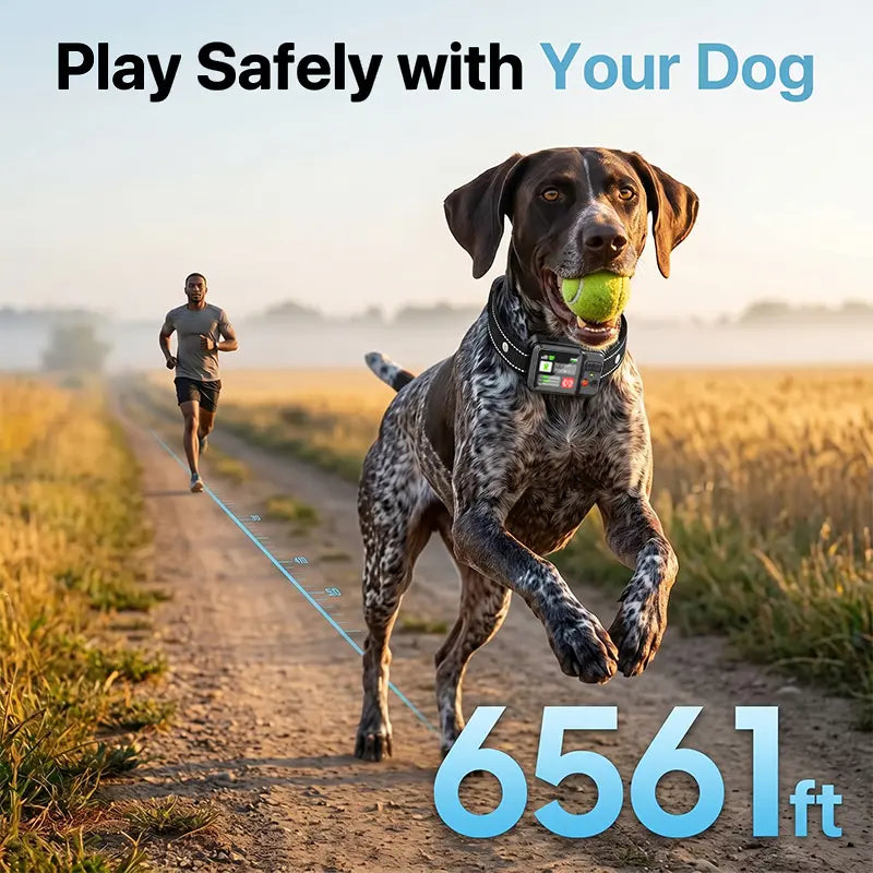 2026 Newest Dog Electronic Fence: The Ultimate Waterproof GPS Fencing System for Safe Outdoor Adventures | Adjustable Warning Intensity & No Subscription Fees!