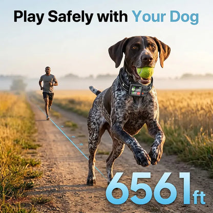 2026 Newest Dog Electronic Fence: The Ultimate Waterproof GPS Fencing System for Safe Outdoor Adventures | Adjustable Warning Intensity & No Subscription Fees!