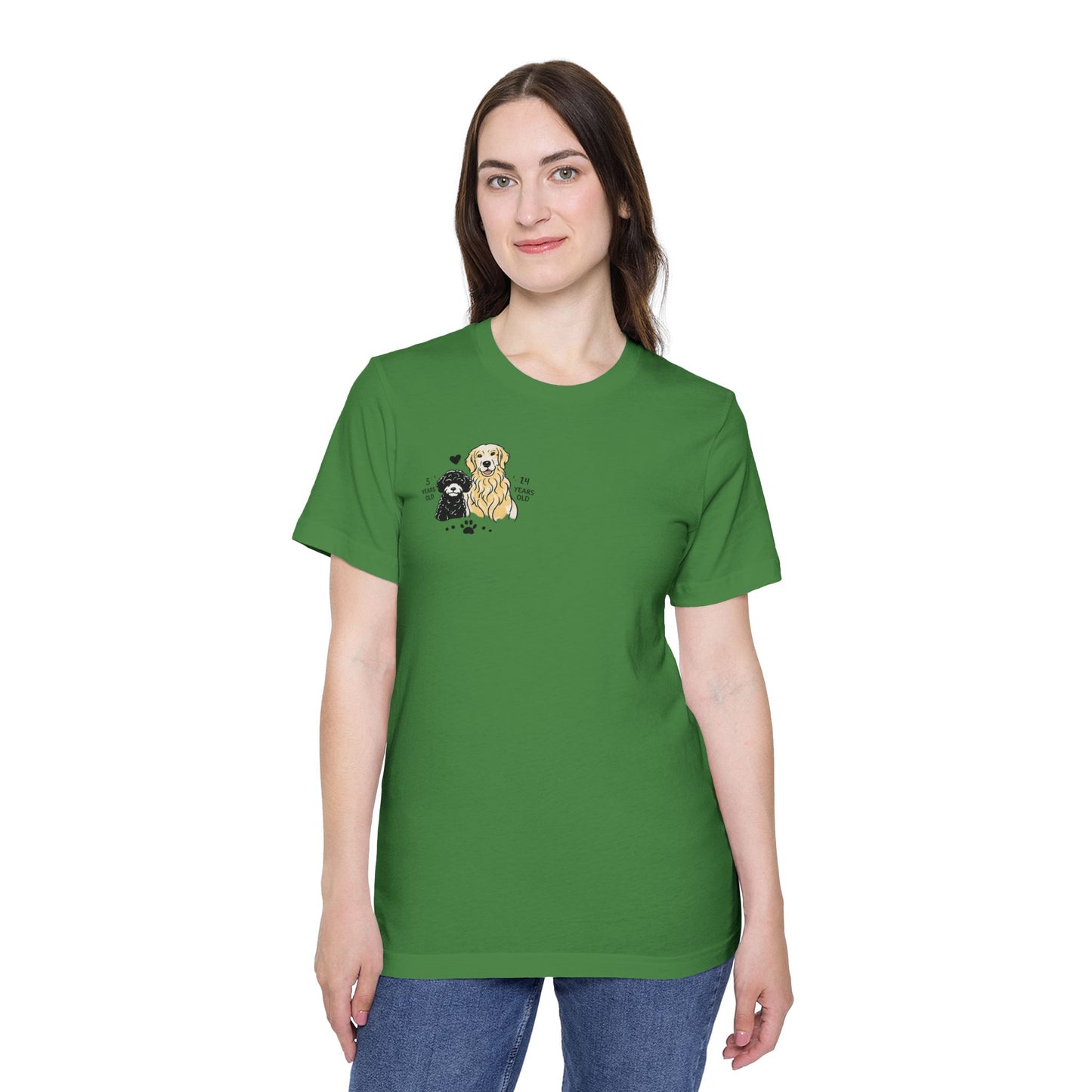 Different Ages, Same Home - Dog Mom T-Shirt (Partners in Crime)