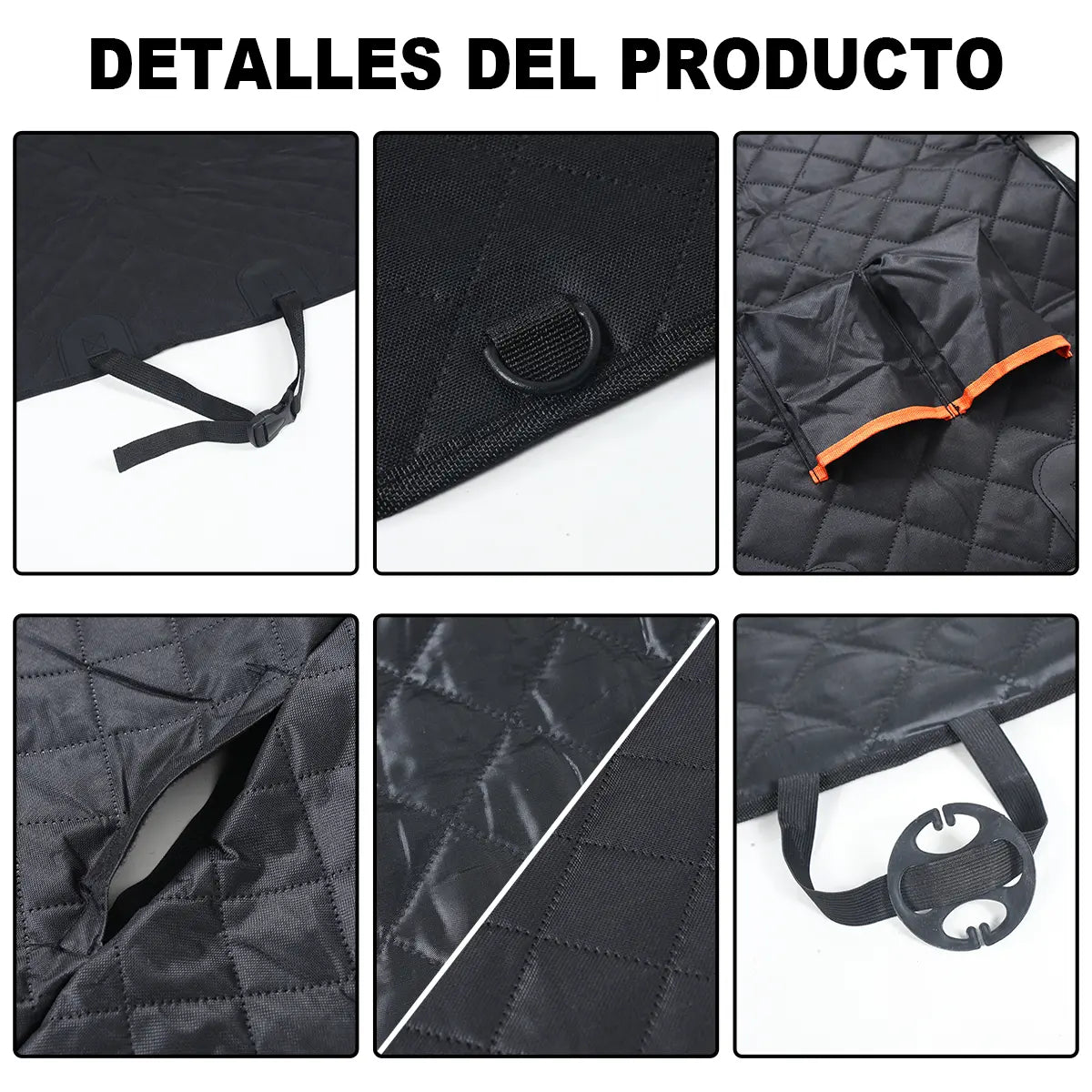 Heavy-Duty Waterproof Dog Car Seat Cover - Scratch-Proof Nonslip Hammock Protector for Cars, Trucks, and SUVs