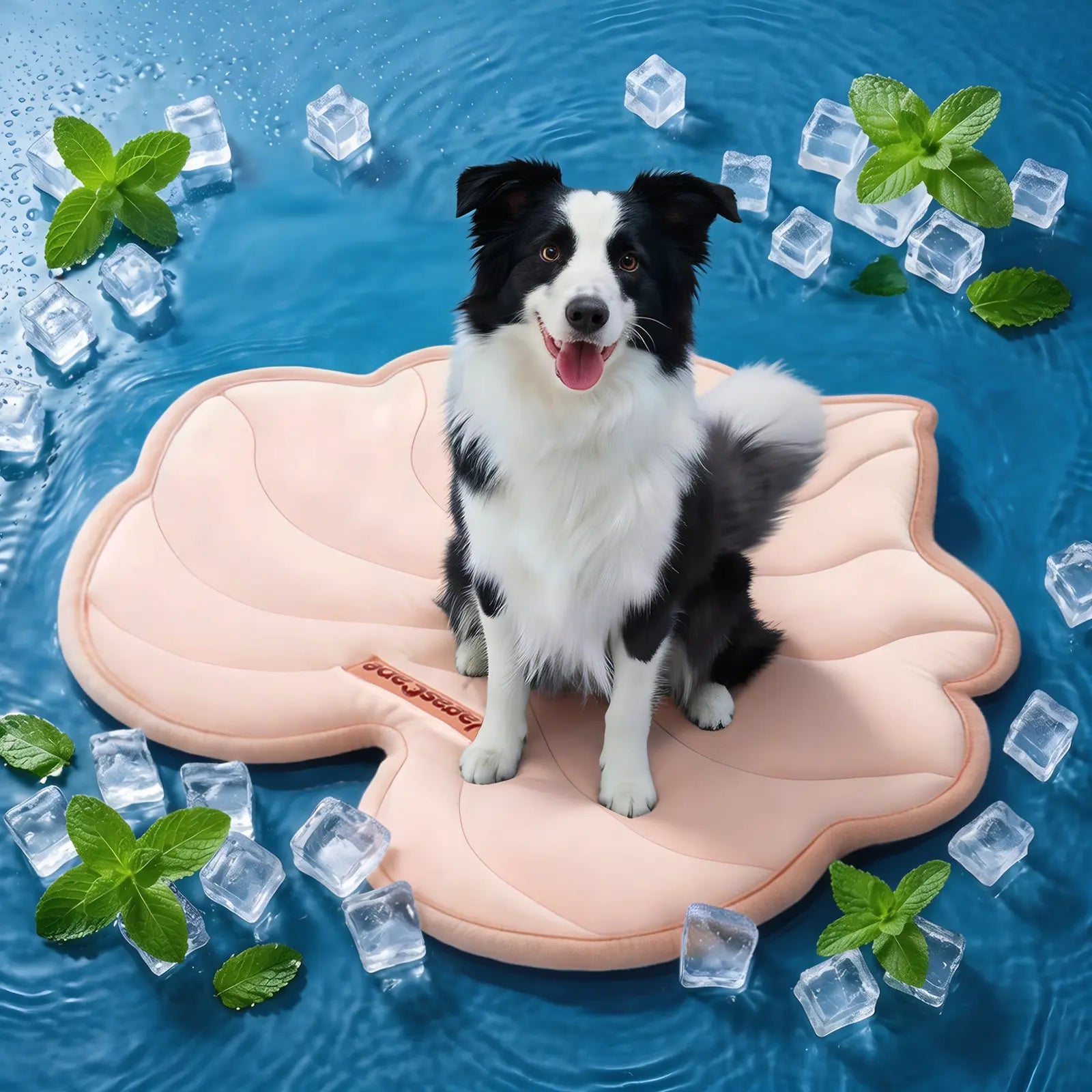 Vagascape Eco-Friendly Cooling Pet Mat for Large Dogs - Gel-Free, Portable, Machine Washable, Ideal for Outdoor Activities and Travel