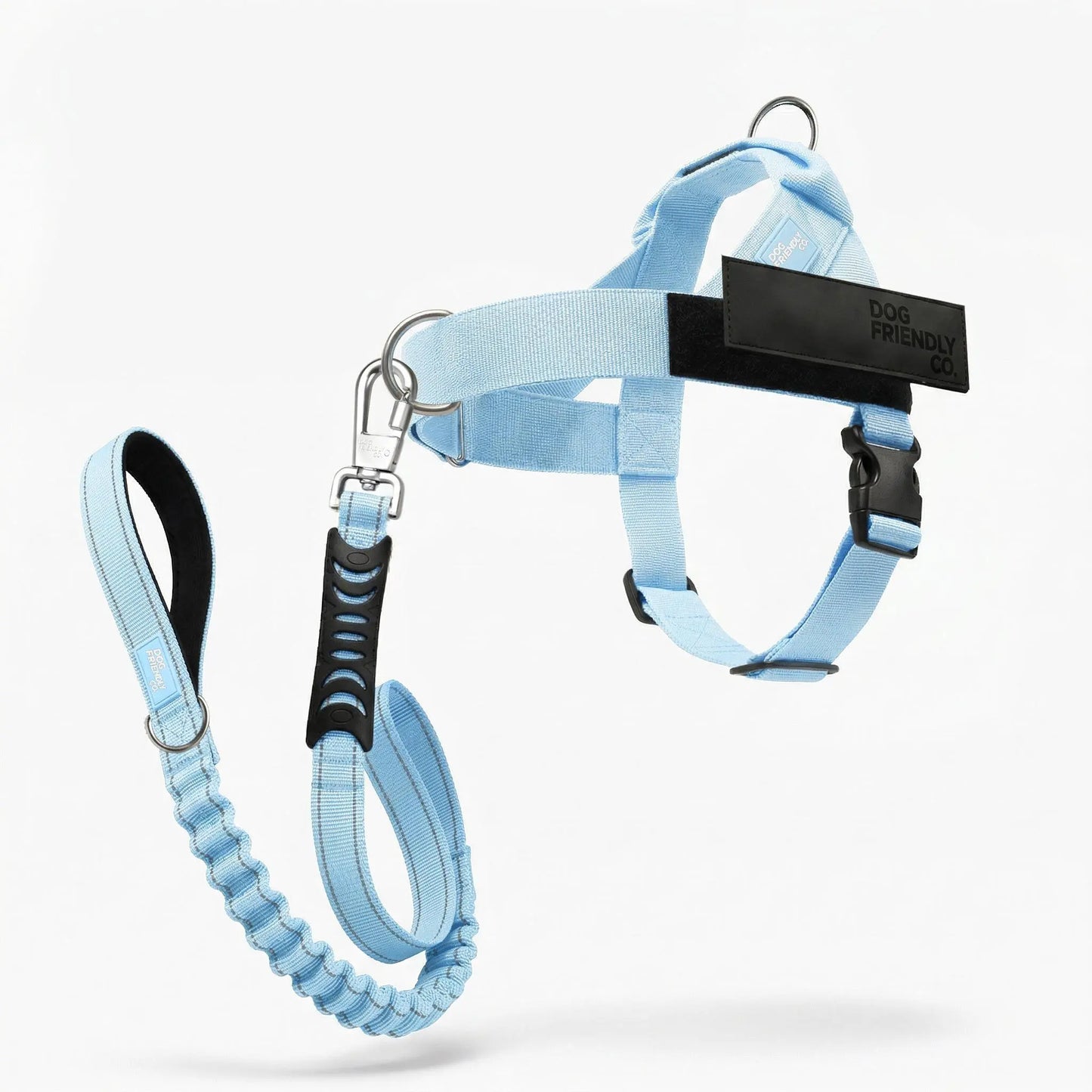 Dog Friendly Co. No-Pull Harness with D-Ring and Bungee Leash System