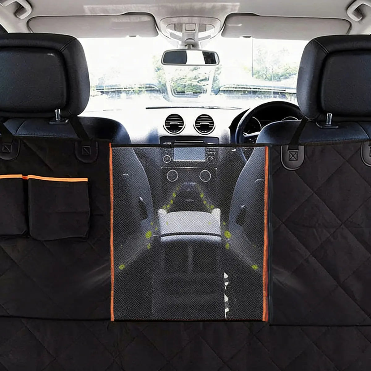 Heavy-Duty Waterproof Dog Car Seat Cover - Scratch-Proof Nonslip Hammock Protector for Cars, Trucks, and SUVs