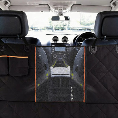 Heavy-Duty Waterproof Dog Car Seat Cover - Scratch-Proof Nonslip Hammock Protector for Cars, Trucks, and SUVs