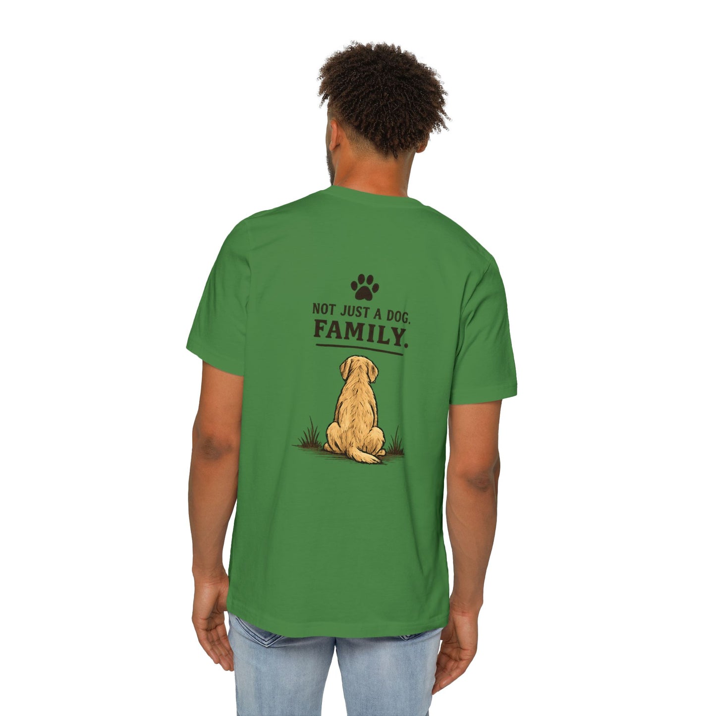 "Golden Retriever Senior Dog T-Shirt — Not Just a Dog. Family"