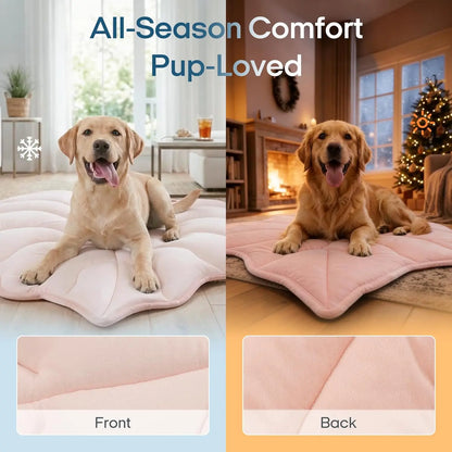 Vagascape Eco-Friendly Cooling Pet Mat for Large Dogs - Gel-Free, Portable, Machine Washable, Ideal for Outdoor Activities and Travel
