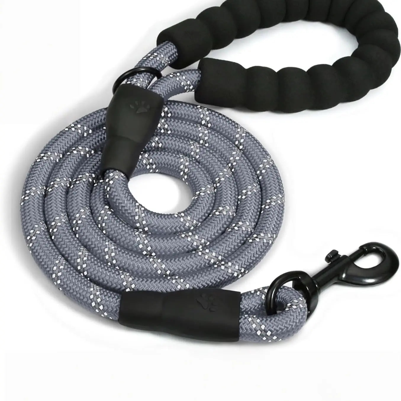Reflective Dog Leash with Comfortable Round Rope, Non-Irritating Pet Harness, Durable Puppy Lead, and User-Friendly Walking Strap
