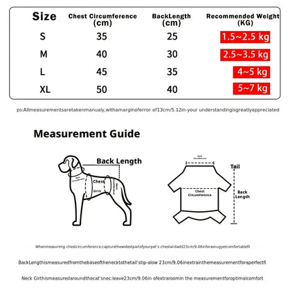Thickened Winter Apparel for Small Dogs and Cats - Windproof Four-Leg Design for Schnauzers and Bichons