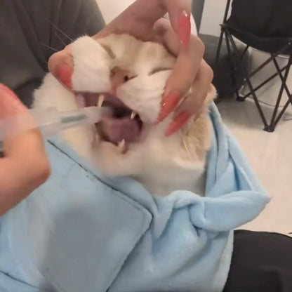 Calming Cat Wrap - Solid Color Collection for Nail Trimming, Eye Care, and Veterinary Visits
