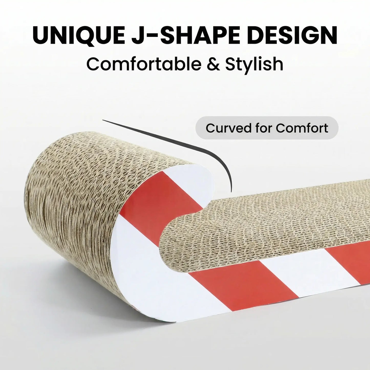 Multi-Functional Cat Sofa and Scratching Pad - Durable Cardboard Bed Designed for Adult Indoor Cats