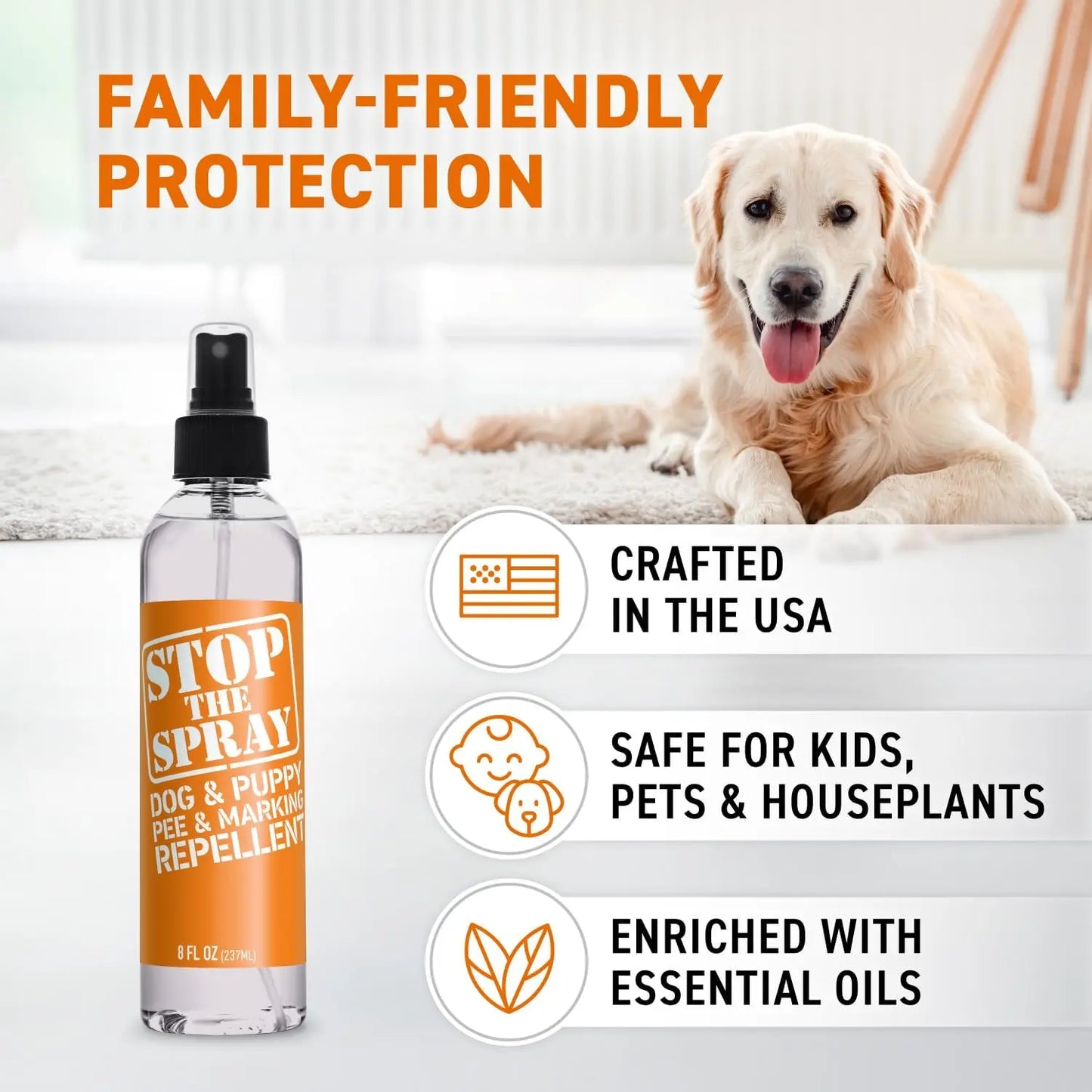 EBPP Professional Indoor Dog and Puppy Urine Marking Repellent Training Spray