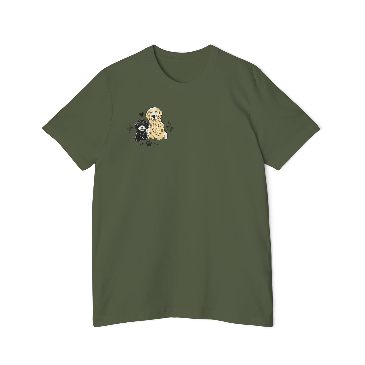 Different Ages, Same Home - Dog Mom T-Shirt (Partners in Crime)