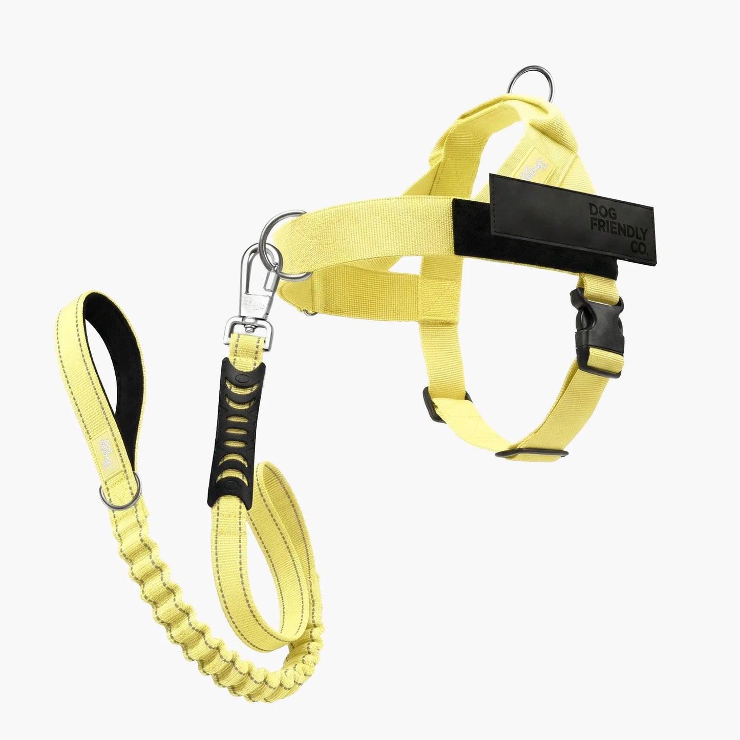 Dog Friendly Co. No-Pull Harness with D-Ring and Bungee Leash System