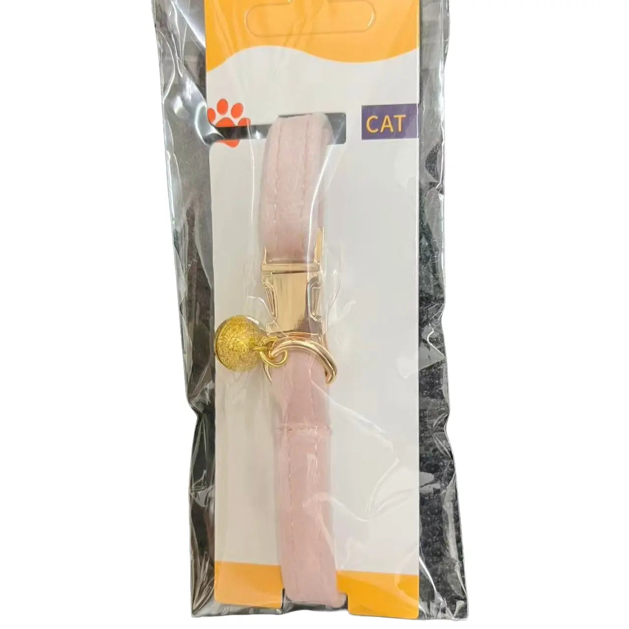 Premium Plush Cat Bell Collar - Comfortable and Stylish Neckband for Everyday Use and Playtime