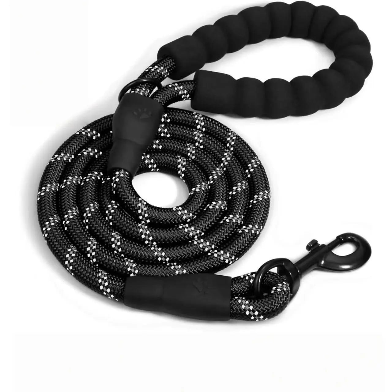 Reflective Dog Leash with Comfortable Round Rope, Non-Irritating Pet Harness, Durable Puppy Lead, and User-Friendly Walking Strap