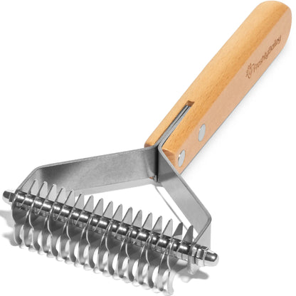 Bailey Professional Dematting and Deshedding Brush for Dogs and Cats