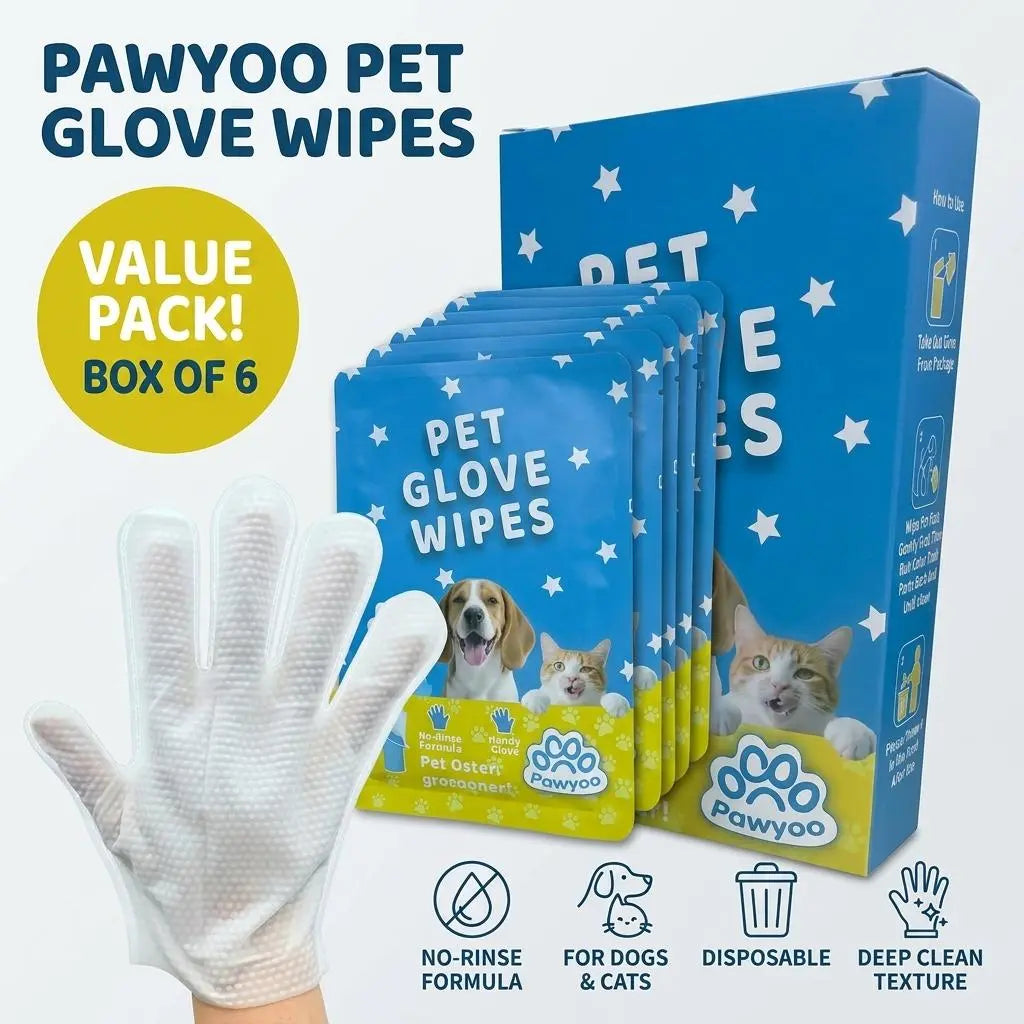Hypoallergenic Disposable Pet Wipes - No-Rinse, Double-Sided Moisturizing Solution for Deep Cleaning Dogs and Cats, Effective in Removing Dirt, Hair, and Dander, Deodorizing, Non-Greasy, and Hygienic