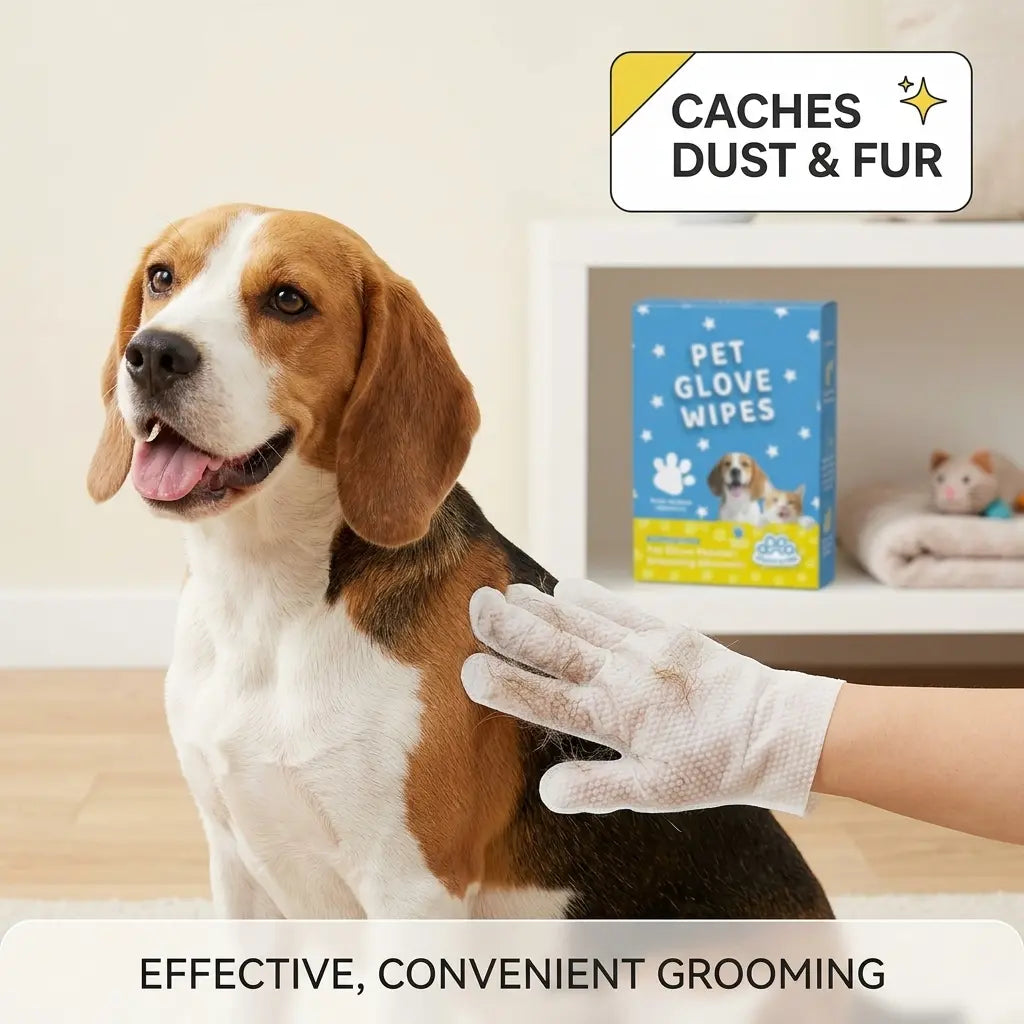 Hypoallergenic Disposable Pet Wipes - No-Rinse, Double-Sided Moisturizing Solution for Deep Cleaning Dogs and Cats, Effective in Removing Dirt, Hair, and Dander, Deodorizing, Non-Greasy, and Hygienic