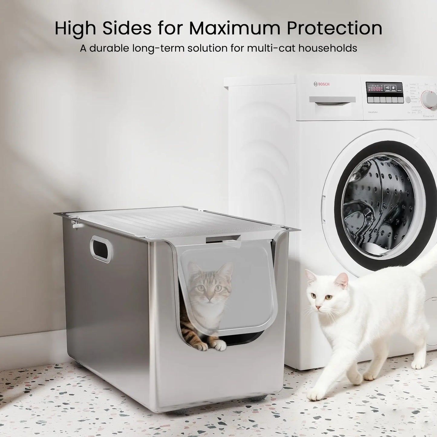 Ptlom 14.5-Inch High-Sided Flip Design Product for Enhanced Versatility