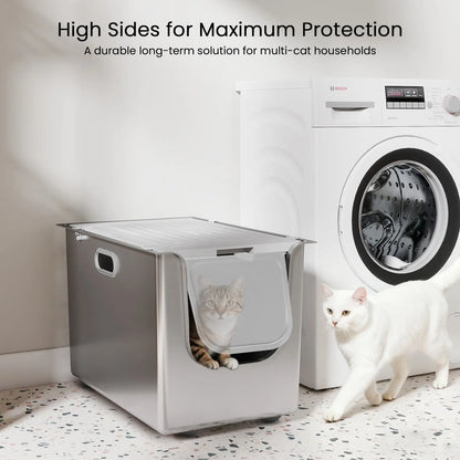 Ptlom 14.5-Inch High-Sided Flip Design Product for Enhanced Versatility