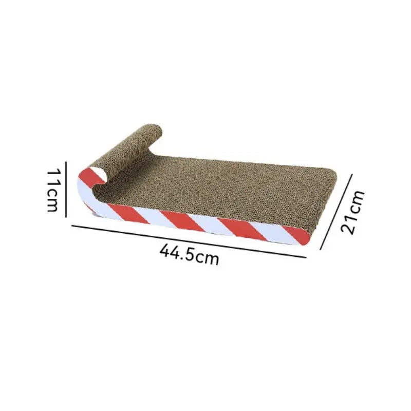 Multi-Functional Cat Sofa and Scratching Pad - Durable Cardboard Bed Designed for Adult Indoor Cats