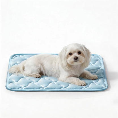 MIXJOY All-Size Dog Cooling Mat with Q-Max > 0.5 for Instant Temperature Reduction - Durable, Machine Washable, Anti-Slip Design for Indoor and Outdoor Use