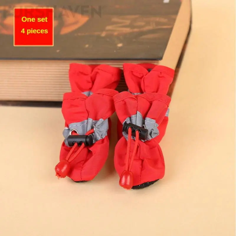 Pet Rain Boots - Waterproof, Non-Slip, Adjustable Footwear for Dogs and Cats, Perfect for Outdoor Use in Wet Conditions