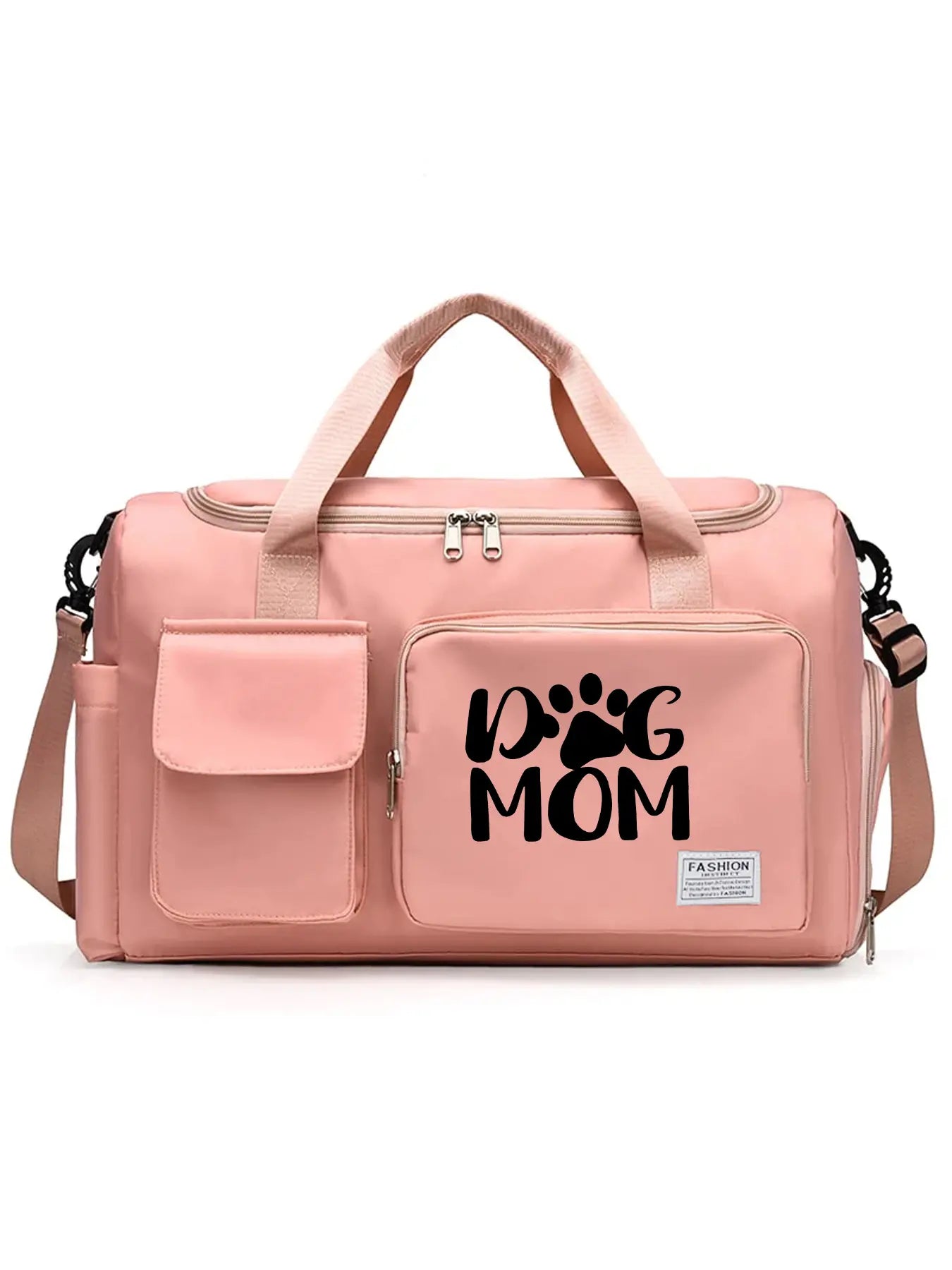 Large Capacity Dog Mom Travel Backpack - Versatile Minimalist Design for All-Season Use with Handheld and Crossbody Carrying Options