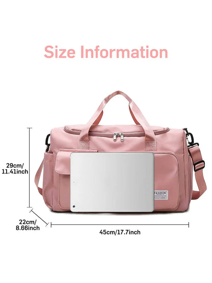 Large Capacity Dog Mom Travel Backpack - Versatile Minimalist Design for All-Season Use with Handheld and Crossbody Carrying Options