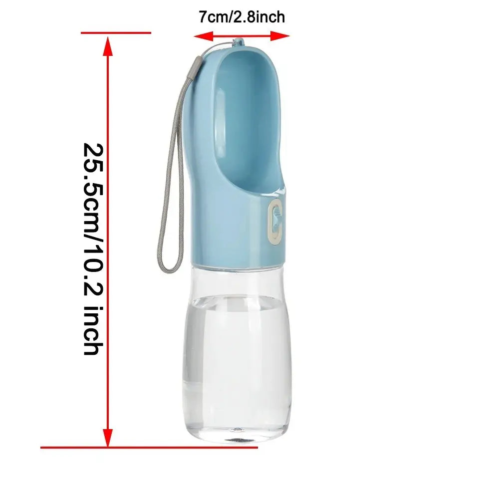 Portable Pet Travel Water Bowl and Food Feeder, 258ML Water Capacity + 200ML Food Capacity, Leak-Proof, Detachable, and Easy to Clean for Outdoor Adventures with Cats and Dogs