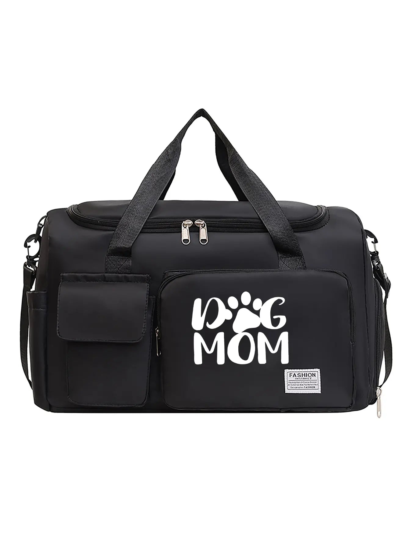 Large Capacity Dog Mom Travel Backpack - Versatile Minimalist Design for All-Season Use with Handheld and Crossbody Carrying Options