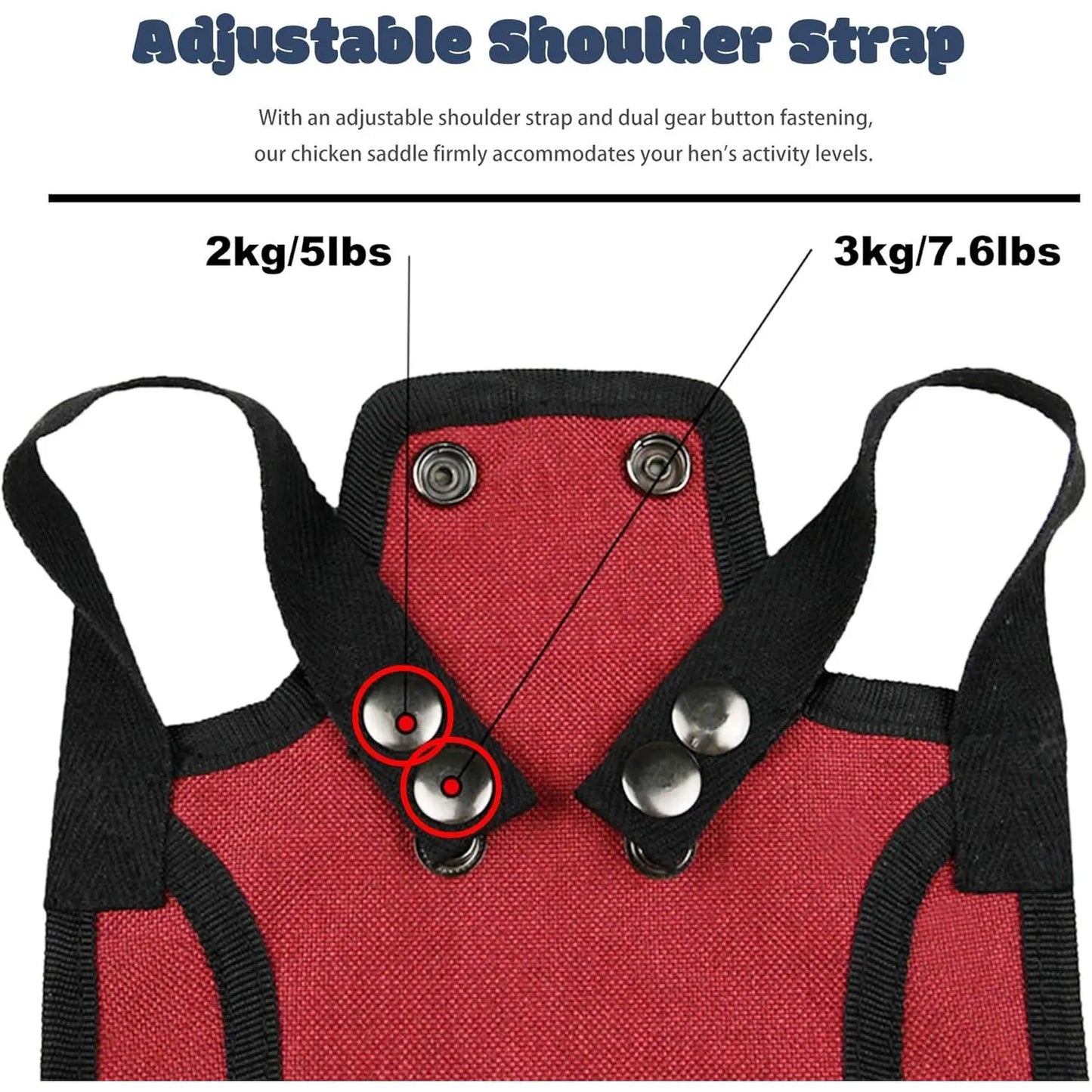 Set of 6 Adjustable Chicken Saddles with Elastic Straps - Protective Outdoor Aprons for Hens, Suitable for Small to Large Poultry