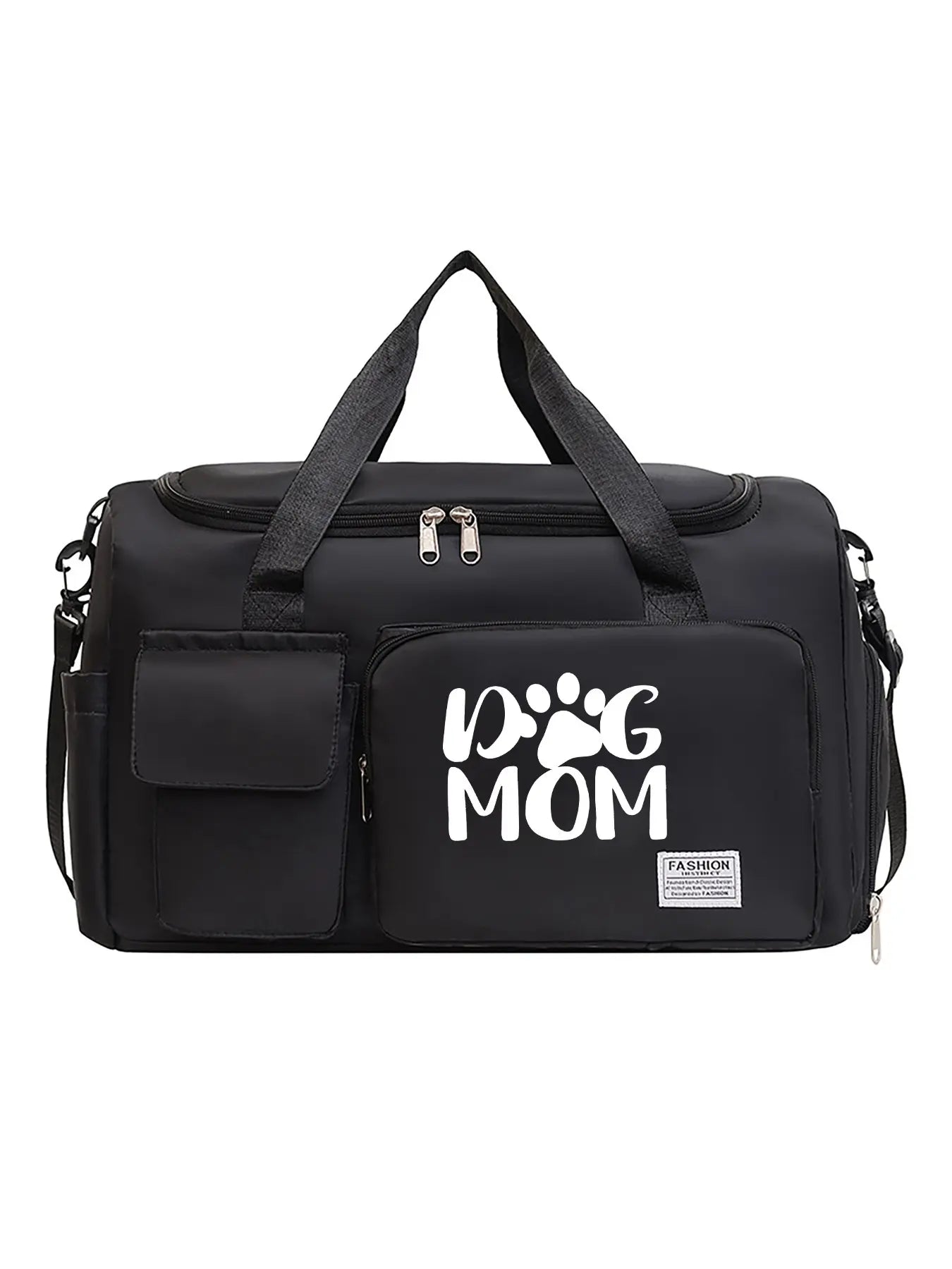 Large Capacity Dog Mom Travel Backpack - Versatile Minimalist Design for All-Season Use with Handheld and Crossbody Carrying Options