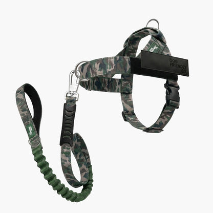 Dog Friendly Co. No-Pull Harness with D-Ring and Bungee Leash System