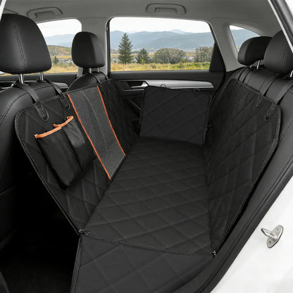 Heavy-Duty Waterproof Dog Car Seat Cover - Scratch-Proof Nonslip Hammock Protector for Cars, Trucks, and SUVs