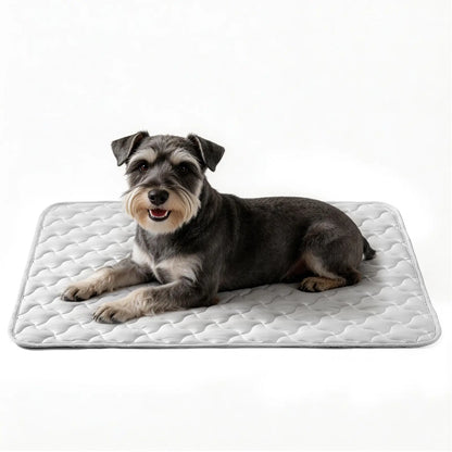 MIXJOY All-Size Dog Cooling Mat with Q-Max > 0.5 for Instant Temperature Reduction - Durable, Machine Washable, Anti-Slip Design for Indoor and Outdoor Use